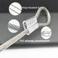 10 Pcs 4mm Wire 12 inch Vinyl Coated Stainless Steel Cable with Loops Short Wire Rope Lanyard Lock Security Chain Link for Outdoor Gates (10 Count)