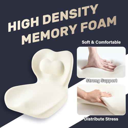 Car Seat Cushion and Lumbar Support Pillow One Piece