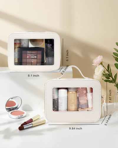 Travel Clear Makeup Bag Set