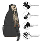 Sling Bag Skeleton Flower Skull Vintage Hiking Daypack Crossbody Shoulder Backpack Travel Chest Pack for Men Women