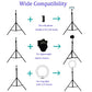 Up to 82.6 Inch Tall Tripod for Cell Phone and Lightweight Camera