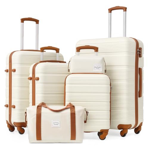 Luggage Sets with Spinner Wheels (6 Count)