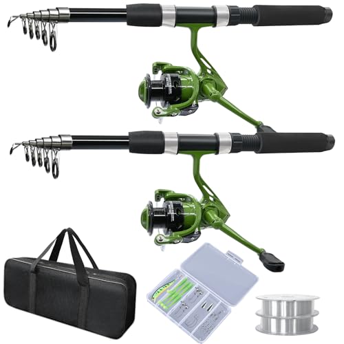2PACK Fishing Pole Combo