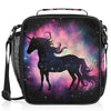 Rainbow Galaxy Animal Unicorn Lunch Bag Box for Kids Boys Girls Insulated Lunch Tote Bag with Adjustable Shoulder Strap Reusable Waterproof Thermal Cooler Bag for School Work Picnic Women Men (Z08:Rainbow Galaxy Animal Unicorn)