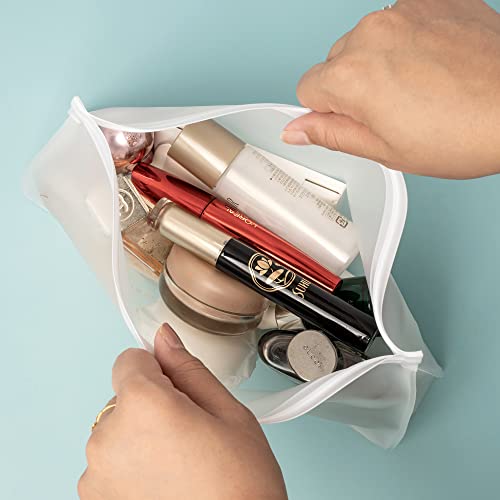 4 Pack Leakproof Clear Toiletry bags (4 Count)