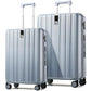 Suitcase, 2-Piece Set (20/29 Inch) Lightweight Hardshell PC Luggage with Spinner Wheels & TSA Lock, Gray, Extra Large Rolling Travel Bag, Nestable Storage, Waterproof, 103L (2 Count)