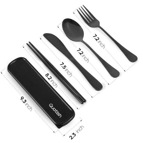 Travel Utensils with Case (5 Count)