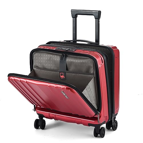 16" Carry on Luggage with 2 Laptop Compartments