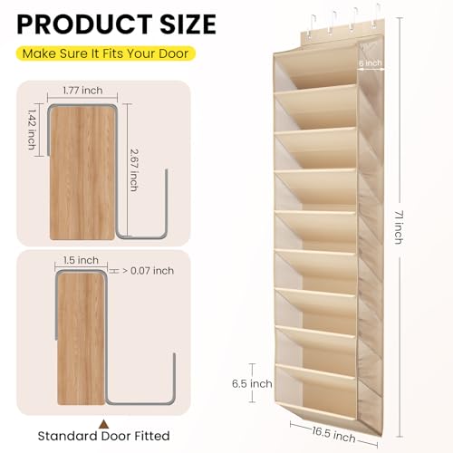 20 25 Pairs Over the Door Shoe Organizer