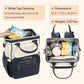 Leather Diaper Bag Backpack