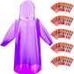 6 & 20 & 50 Pack Disposable Rain Ponchos for Adults (20 Count)