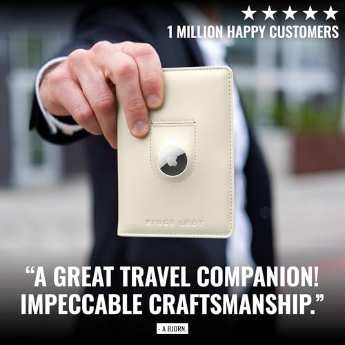 Passport Wallet with AirTag Holder