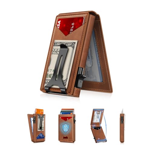 Wallet for Men RFID Wallet with Money Clip