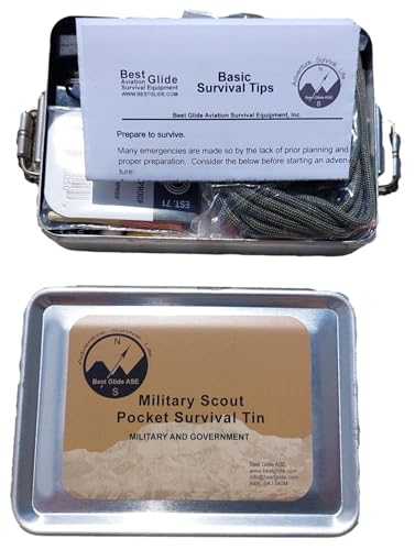 Military Scout Survival Tin (29 Count)