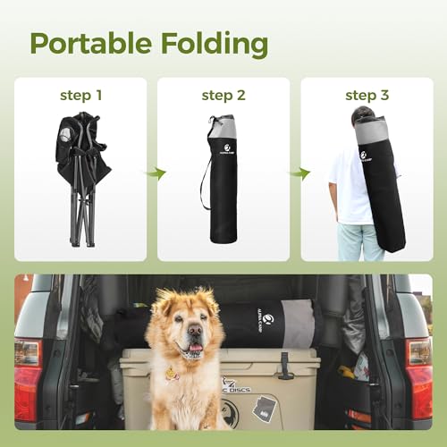 Oversized Fully Padded Camping Chairs with Lumbar Support
