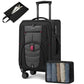 24 Inch Softside Checked Luggage with TSA Lock for Business Trip