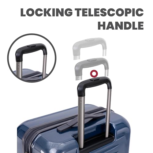 Rails Expandable Hardside Upright Suitcase with 360° Spinner Wheels