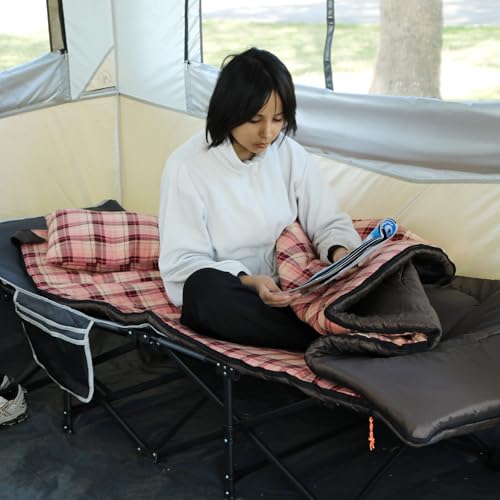 Cotton Flannel Sleeping Bag for Camping (2 Count)