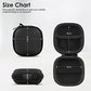 Earbud Case Hard EVA Earphone Carrying Case Cell Phone Accessories Storage Bag with Carabiner for Airpods Headset Earphone Flash Drive Charging Cable Key Wall Charger USB Adapter Cable