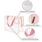 4Pcs Crystal Clear PVC Travel Toiletry Bag Kit for Women Men (4 Count)