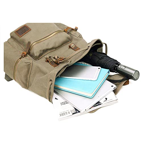 High Capacity Canvas Vintage Backpack