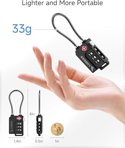 2 Pack TSA Locks for Luggage (2 Count)