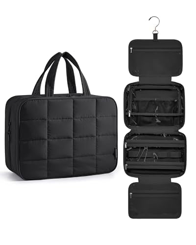 Travel Toiletry Bag with Jewelry Organizer