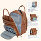 Leather Diaper Bag Backpack