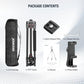 77" Camera Tripod Monopod with Cell Phone Holder Compatible with iPhone for Video Recording