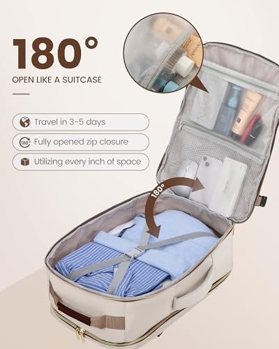 50L Travel Backpack Flight Approved Carry on Backpack
