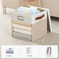 11x11 Inch Ultra Thick Fabric Storage Bins with Lids & Windows (3 Count)