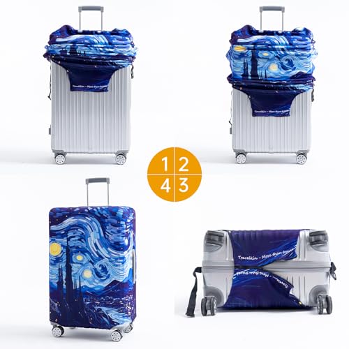 Travelkin Suitcase Covers For Luggage Tsa Approved Luggage Covers Protector