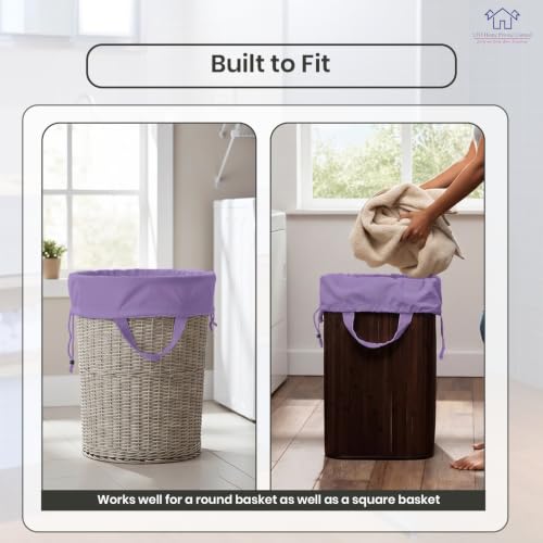 LFH Home Cotton Rich Large Premium Canvas Laundry Bag (6 Count)