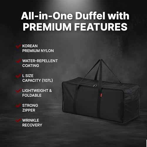 Professional Quality Large Nylon Duffel Bag
