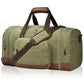 50L Canvas Duffle Bag for Travel Weekend Gym Overnight Carry