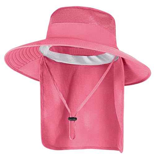 Sun Hats for Men Women with Neck Flap Fishing UPF 50+ UV Protection