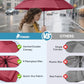 Windproof Travel Umbrellas for Rain and Sun
