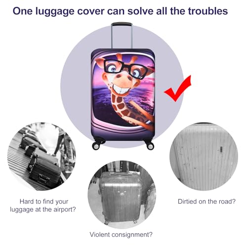3D Print Design Travel Suitcase Protector Trolley Case Cover 19"