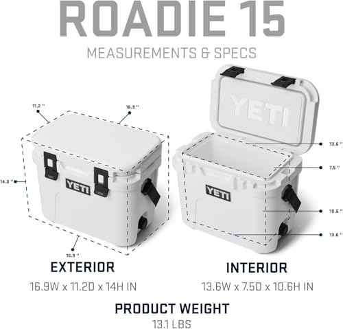 Roadie 15 Hard Cooler with DoubleDuty Shoulder Strap (22 Count)
