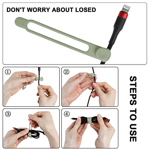 Silicone Cable Ties (16 Count)