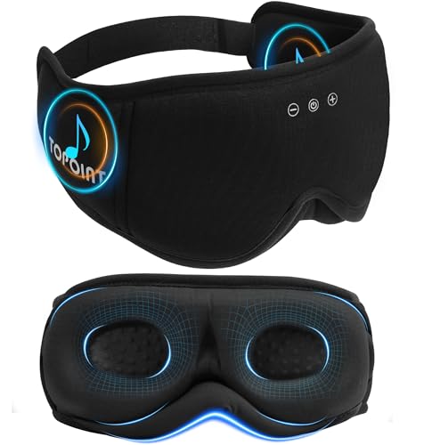 Sleep Mask with Headphones Bluetooth 5.4