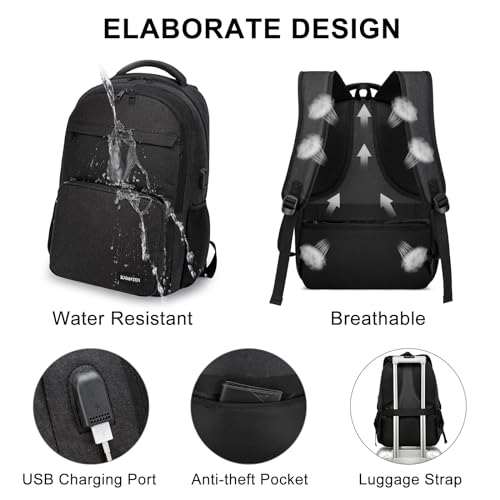 Black Backpack for School