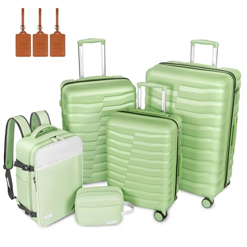 5 Piece Hardshell Luggage Sets (5 Count)
