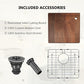 17x19 Inch Black Drop in Bar Sink