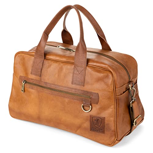 Vintage Genuine Leather Duffle Bag Austin M for Travel or the Gym