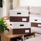 Foldable Storage Bins with Lids [3 (3 Count)