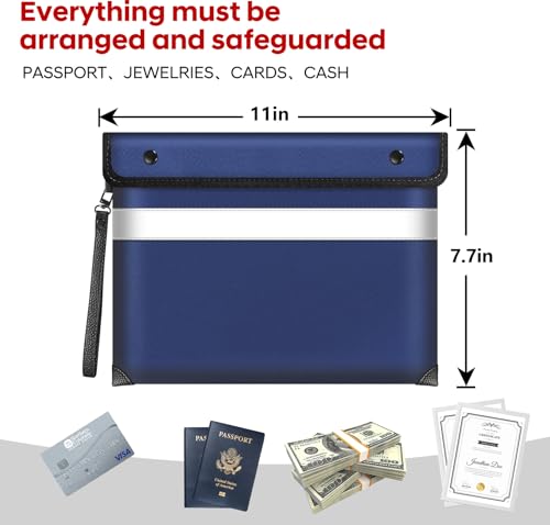 Fireproof Bag Dual Reflective Strips