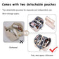 Travel Makeup Bag Organizer Cosmetic Bag (3 Count)