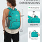 Large Lightweight Packable Hiking Backpack Foldable Travel Daypack