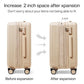 24 Inch Expandable Medium Checked Luggage with 8 Spinner Wheels